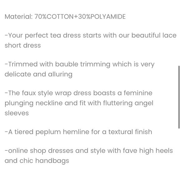 Princess Polly Floral Crochet Lace Overlay Surplice Ruffle Belted Mini Dress - Picture 7 of 7